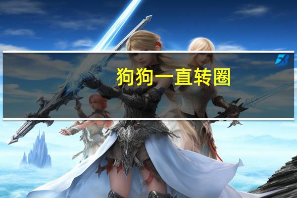 狗狗一直转圈