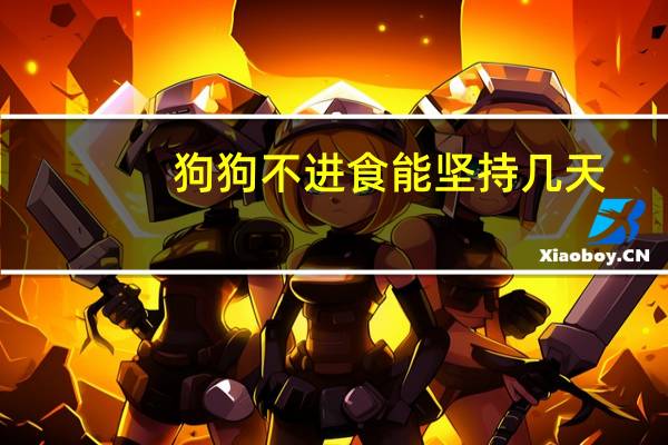 狗狗不进食能坚持几天