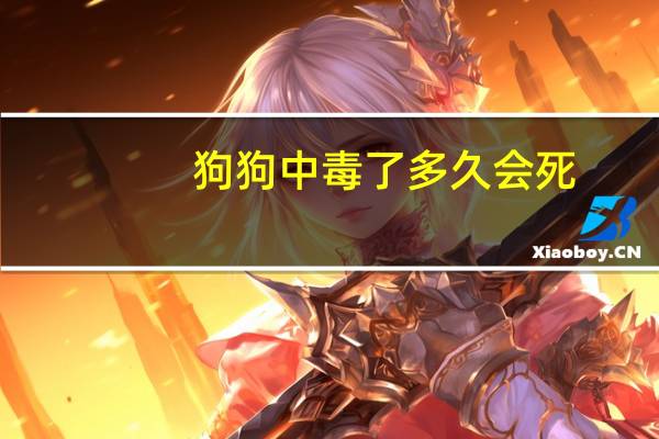 狗狗中毒了多久会死