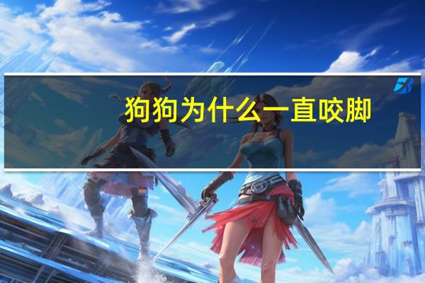 狗狗为什么一直咬脚