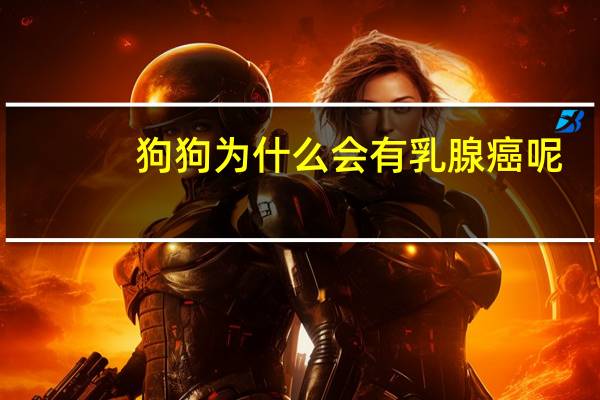 狗狗为什么会有乳腺癌呢