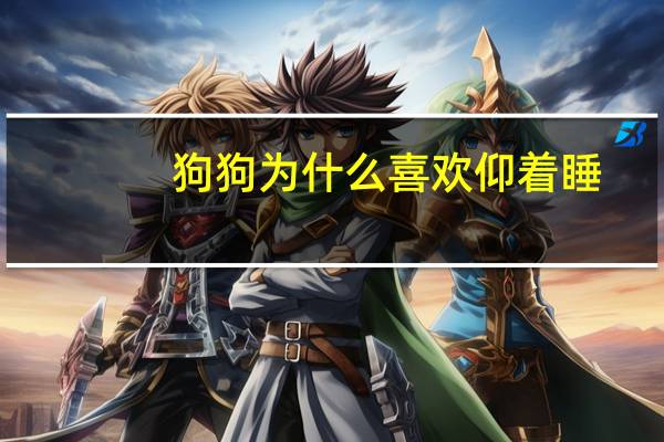 狗狗为什么喜欢仰着睡