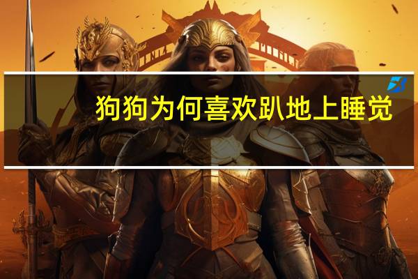 狗狗为何喜欢趴地上睡觉
