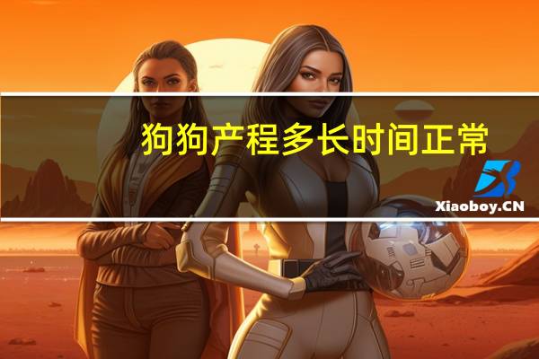 狗狗产程多长时间正常