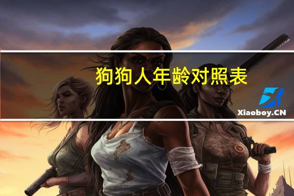狗狗人年龄对照表
