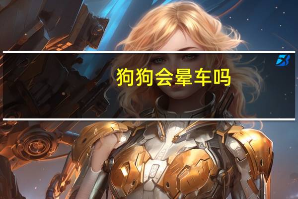 狗狗会晕车吗