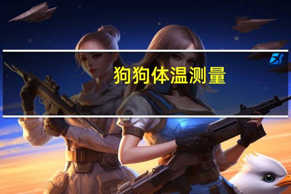狗狗体温测量