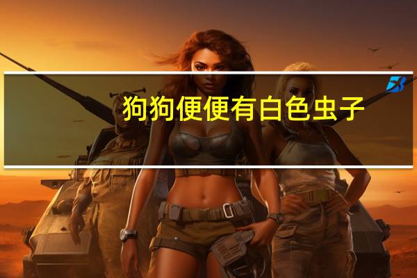 狗狗便便有白色虫子