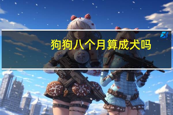 狗狗八个月算成犬吗
