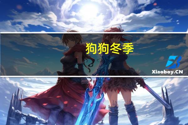 狗狗冬季