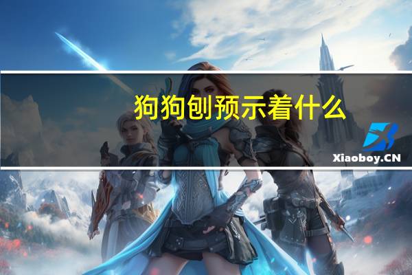 狗狗刨预示着什么