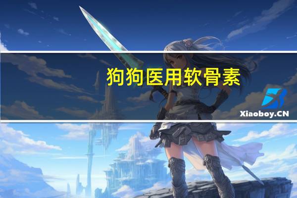 狗狗医用软骨素