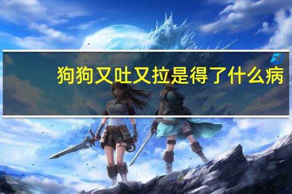 狗狗又吐又拉是得了什么病