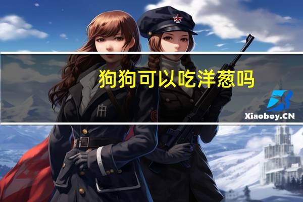 狗狗可以吃洋葱吗