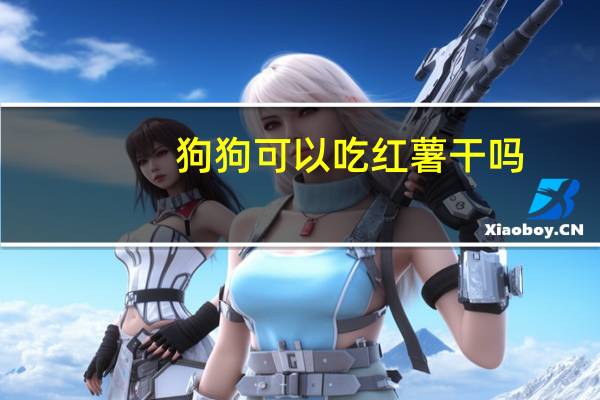 狗狗可以吃红薯干吗