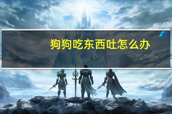 狗狗吃东西吐怎么办