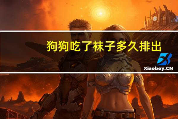 狗狗吃了袜子多久排出