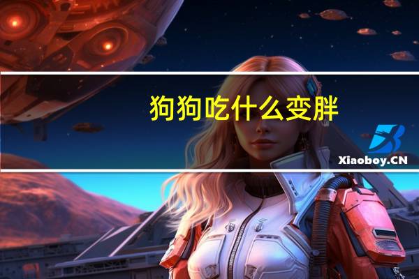 狗狗吃什么变胖