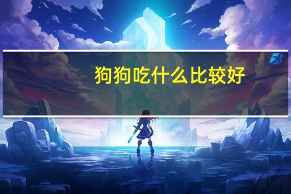 狗狗吃什么比较好