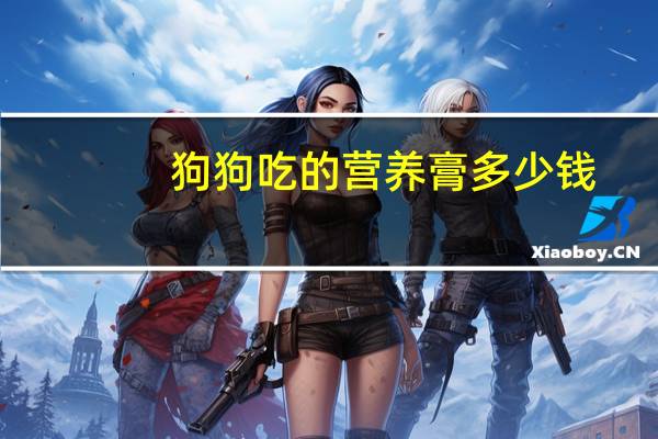 狗狗吃的营养膏多少钱