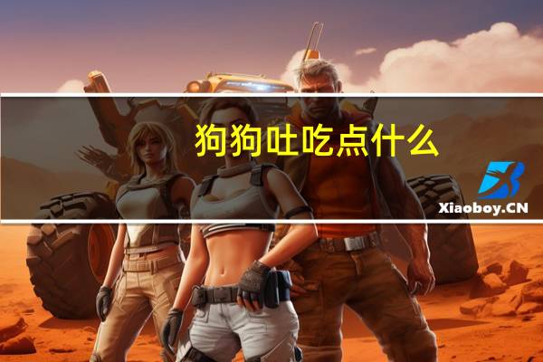 狗狗吐吃点什么