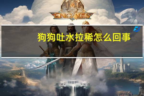 狗狗吐水拉稀怎么回事
