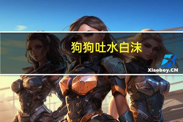 狗狗吐水白沫
