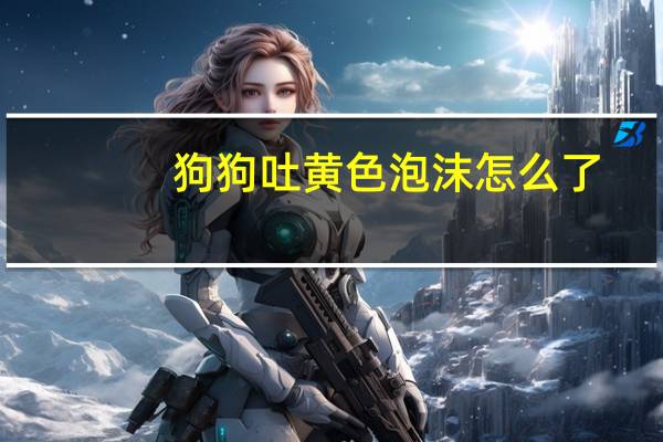 狗狗吐黄色泡沫怎么了