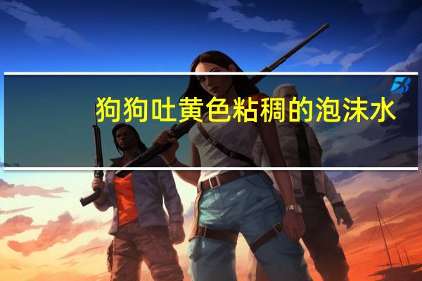 狗狗吐黄色粘稠的泡沫水