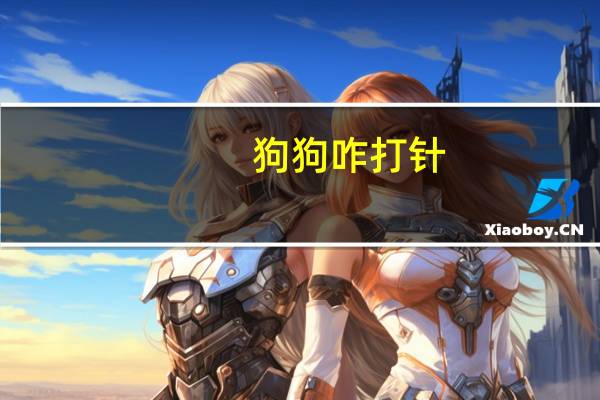 狗狗咋打针