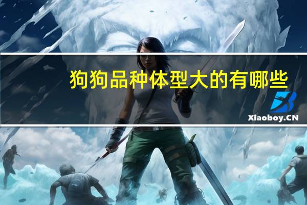 狗狗品种体型大的有哪些