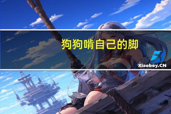 狗狗啃自己的脚