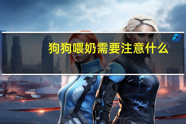 狗狗喂奶需要注意什么