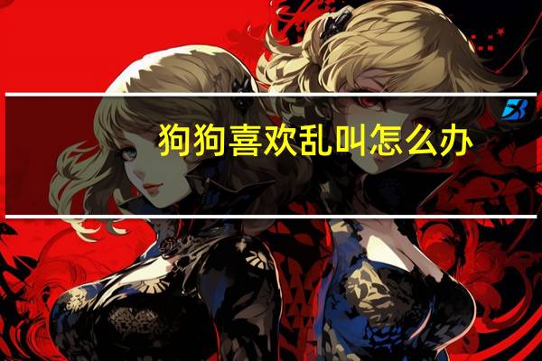 狗狗喜欢乱叫怎么办