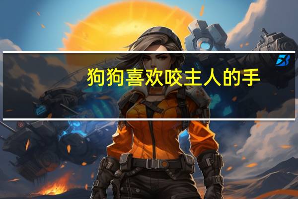 狗狗喜欢咬主人的手