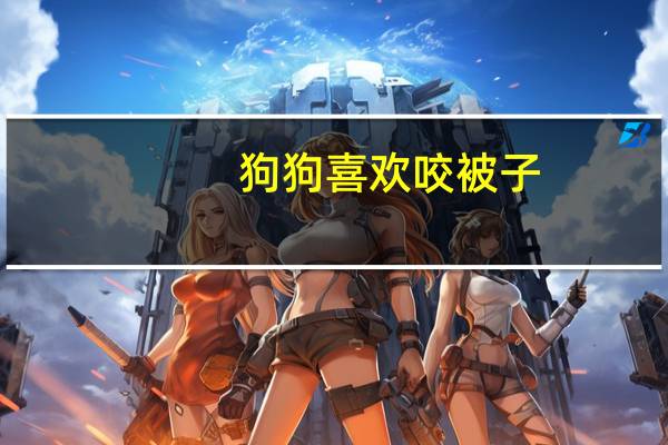 狗狗喜欢咬被子