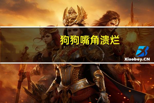 狗狗嘴角溃烂