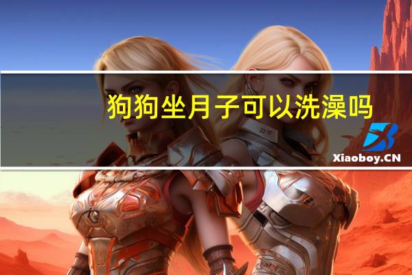 狗狗坐月子可以洗澡吗