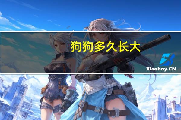 狗狗多久长大