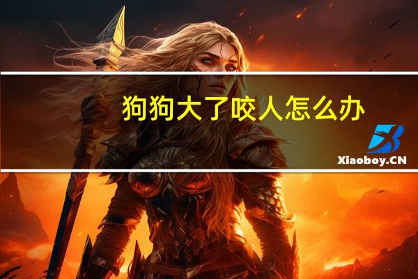 狗狗大了咬人怎么办