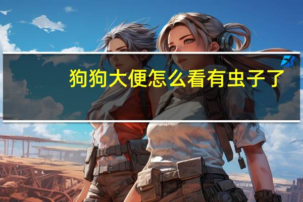 狗狗大便怎么看有虫子了