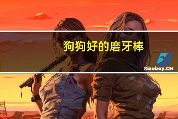狗狗好的磨牙棒