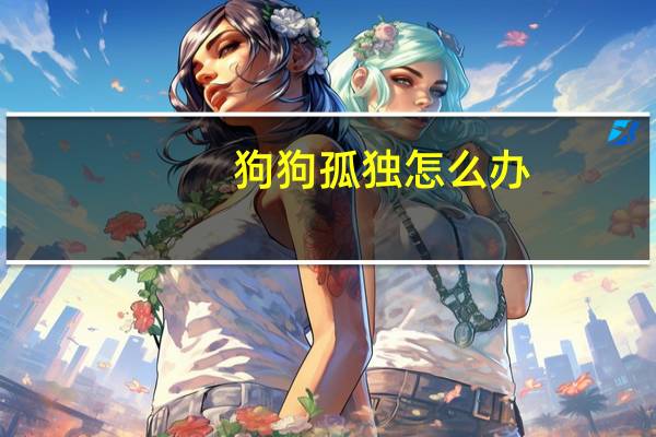 狗狗孤独怎么办