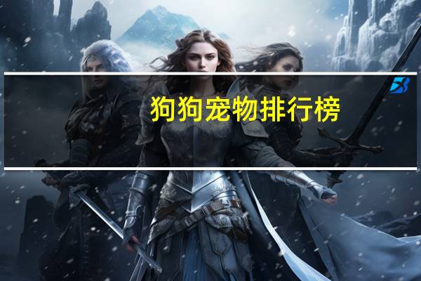 狗狗宠物排行榜