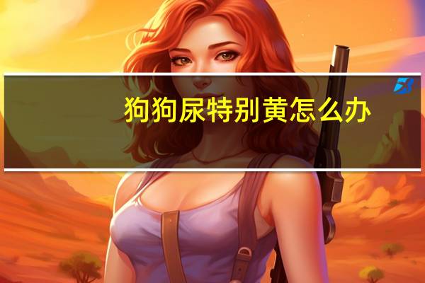 狗狗尿特别黄怎么办