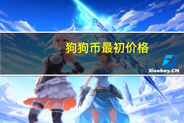 狗狗币最初价格