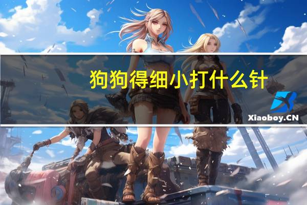 狗狗得细小打什么针