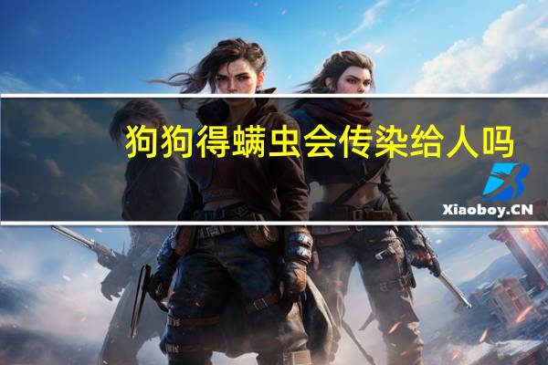 狗狗得螨虫会传染给人吗