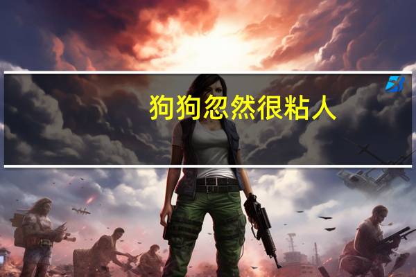 狗狗忽然很粘人