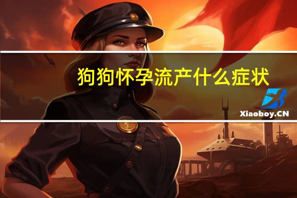 狗狗怀孕流产什么症状